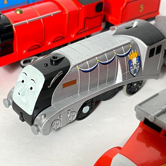 Thomas Trackmaster Train Lot Thomas FLynn Spencer James + Tenders - Picture 4 of 11